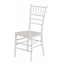 White Plastic Resin Tiffany Chair for Outdoor Event